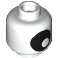 Lego hlava, bílá (3626cpb1112 WHITE)